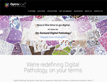 Tablet Screenshot of optrascan.com